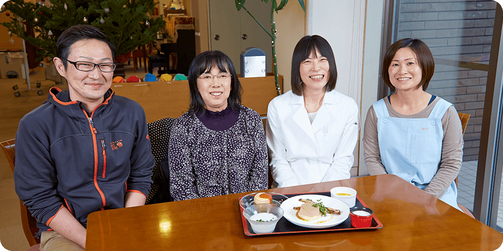 保護者と先生たちの対談風景